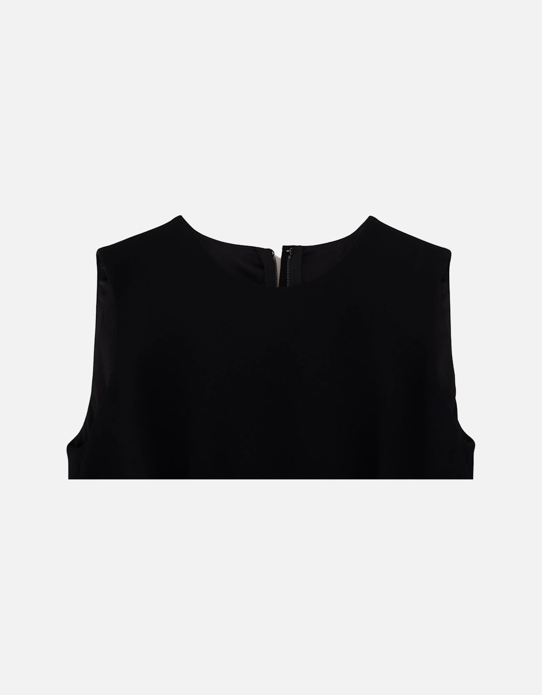 ALine Midi Dress Sleeveless Women - Black Dresses