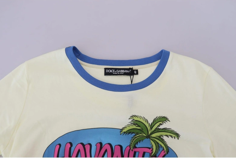 Havana TShirt Palm Tree Graphic Tee Women - Yellow T-Shirts
