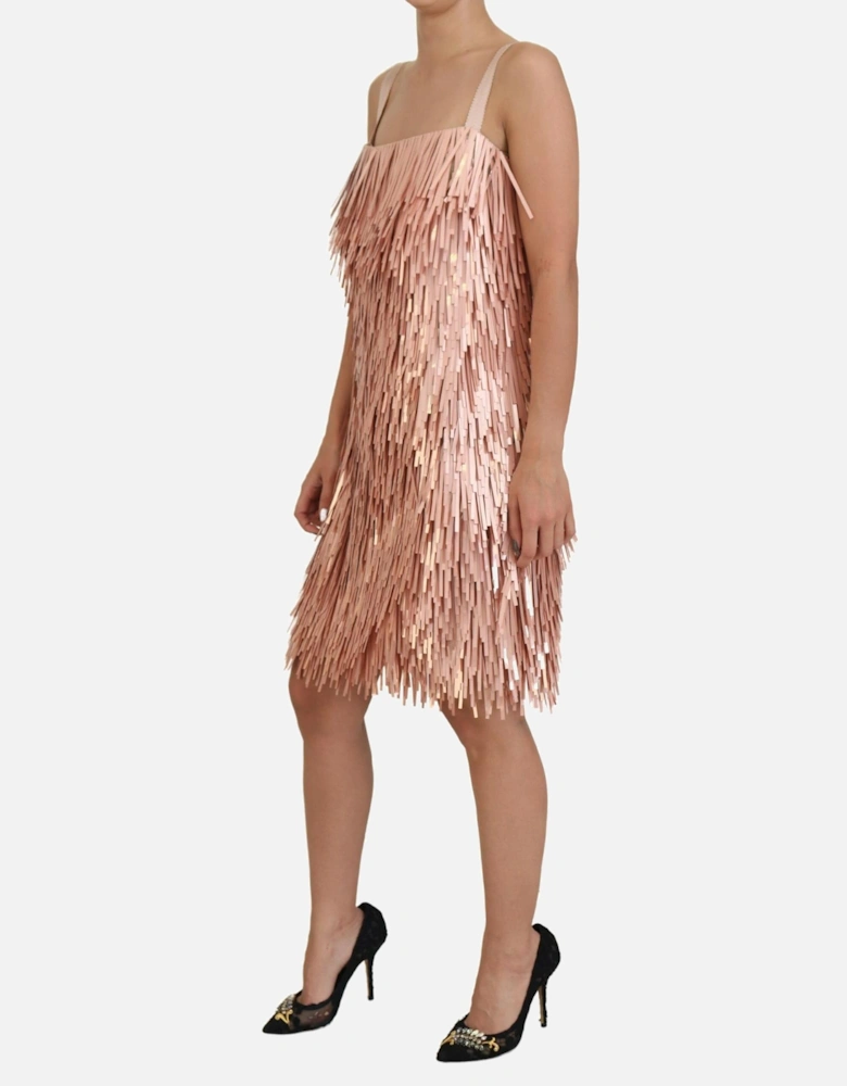 Tinsel A-Line Dress with Zipper Closure Women - Pink Dresses