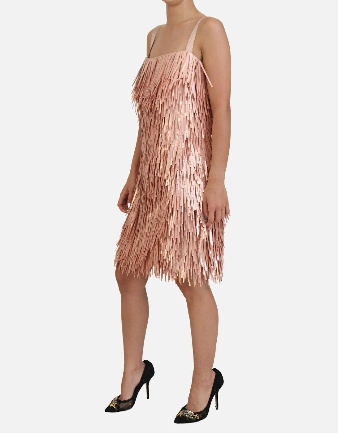 Tinsel A-Line Dress with Zipper Closure Women - Pink Dresses