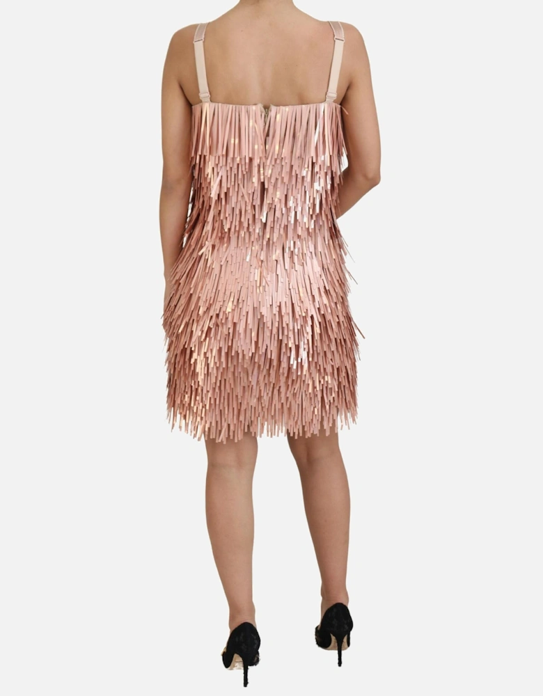 Tinsel A-Line Dress with Zipper Closure Women - Pink Dresses