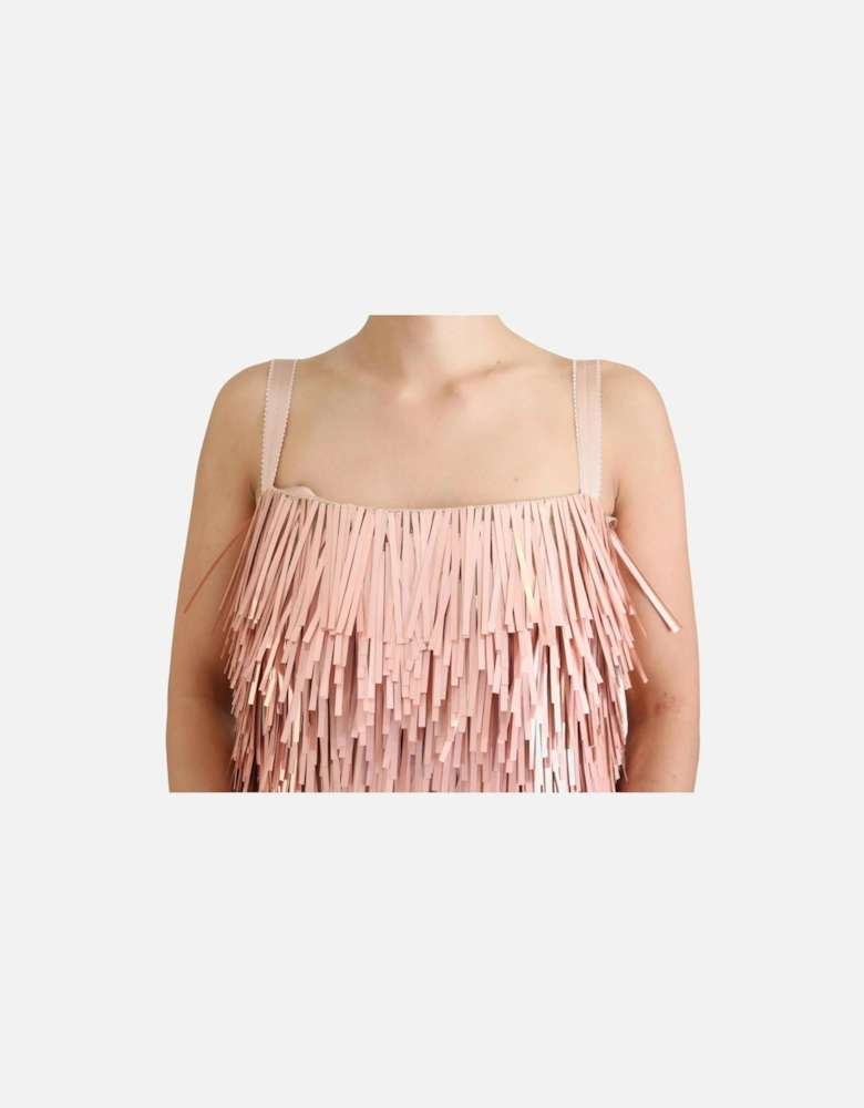 Tinsel A-Line Dress with Zipper Closure Women - Pink Dresses