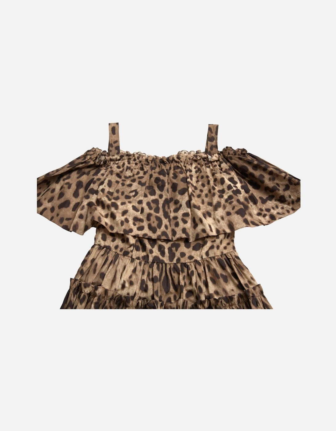 Leopard Print Mini Dress DR28942 Women - Brown Dresses