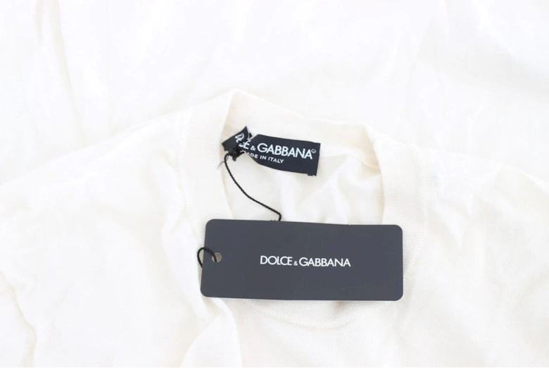 Dolce Gabbana Knitwear Short Sleeve Top Women - White Sweaters