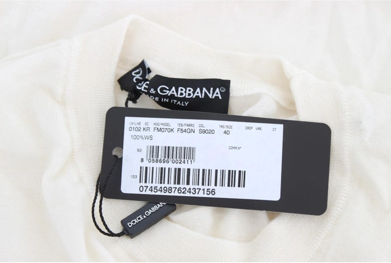 Dolce Gabbana Knitwear Short Sleeve Top Women - White Sweaters
