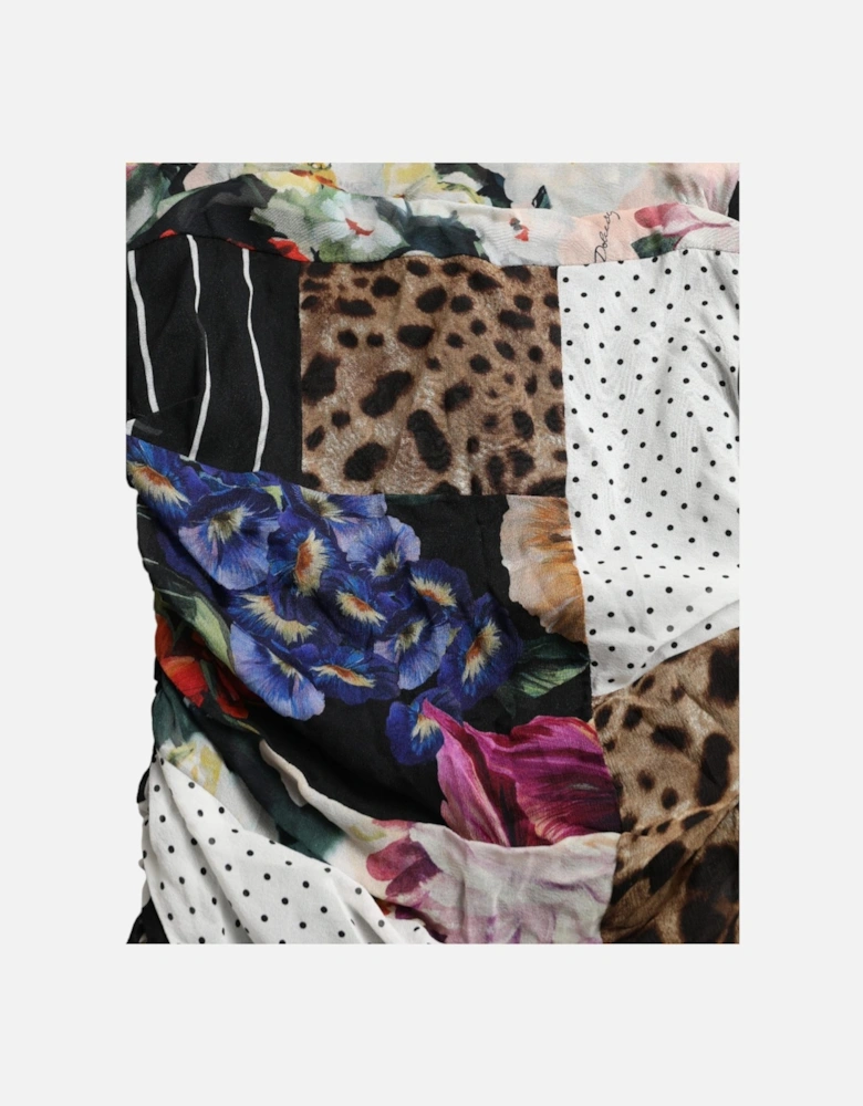 Patchwork Print Jersey Sheath Dress Women - Multicolor Dresses