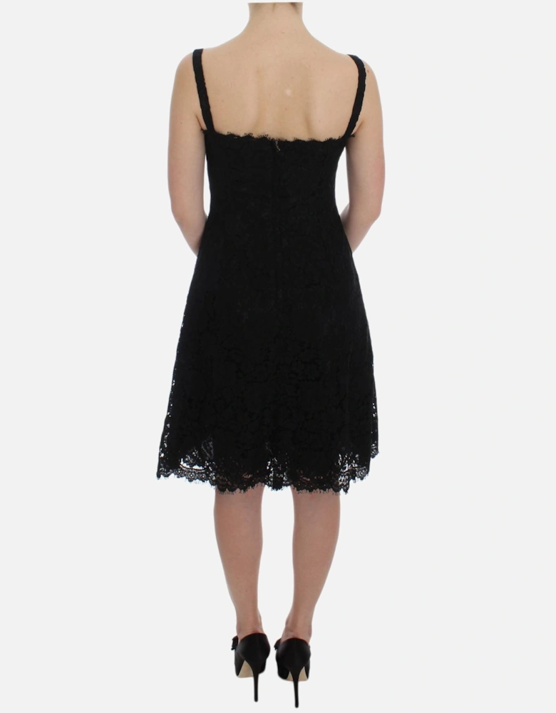 Dolce Gabbana Lace Dress ALine Women - Black Dresses