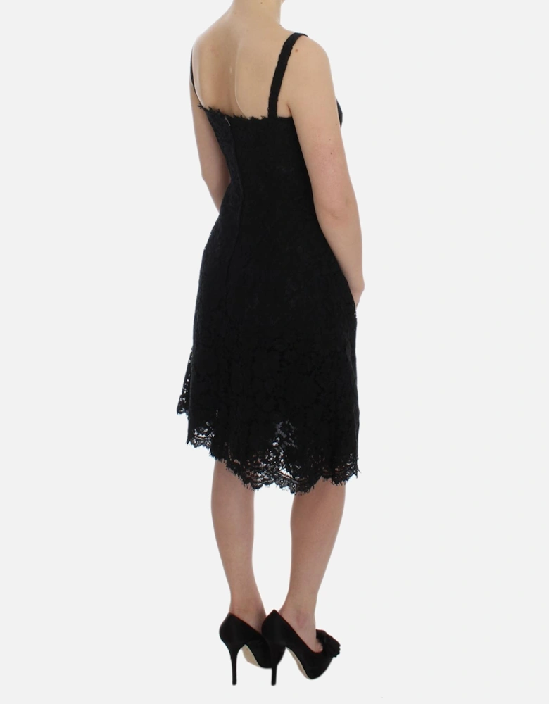Dolce Gabbana Lace Dress ALine Women - Black Dresses
