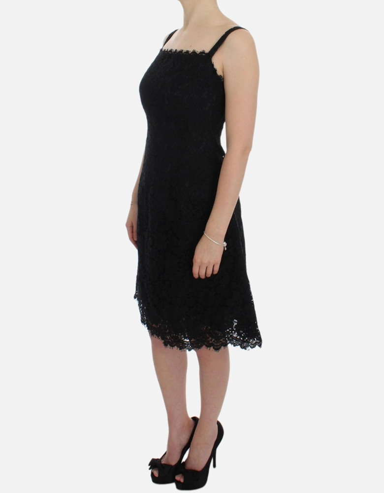 Dolce Gabbana Lace Dress ALine Women - Black Dresses