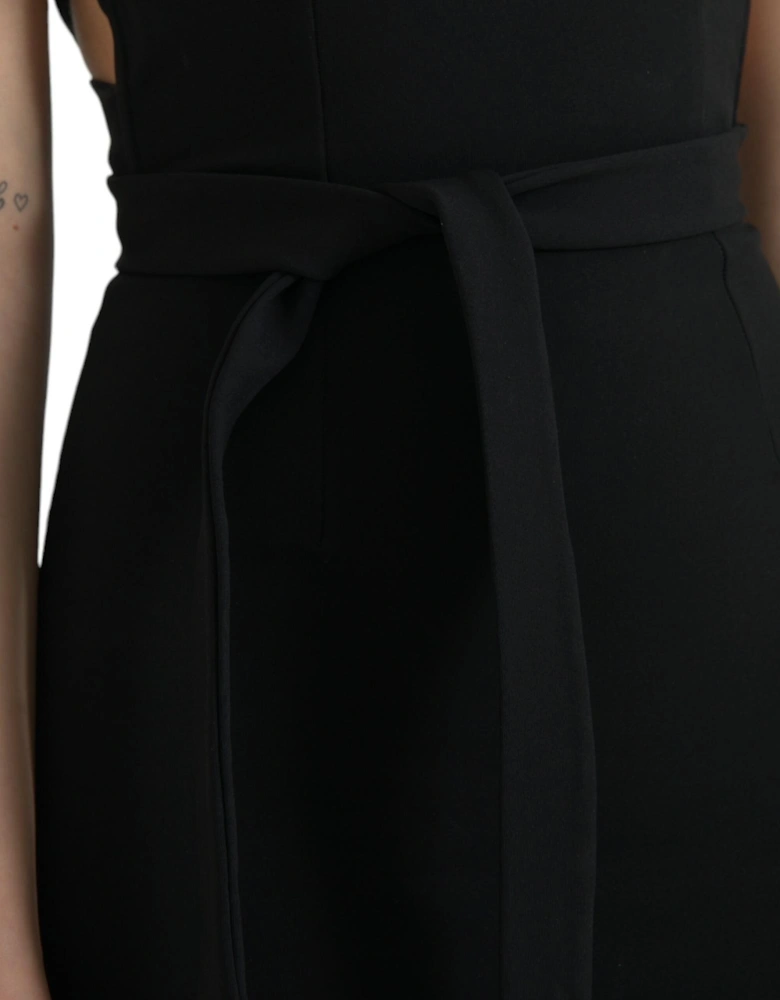 Black Sheath Halter Dress Women Dresses