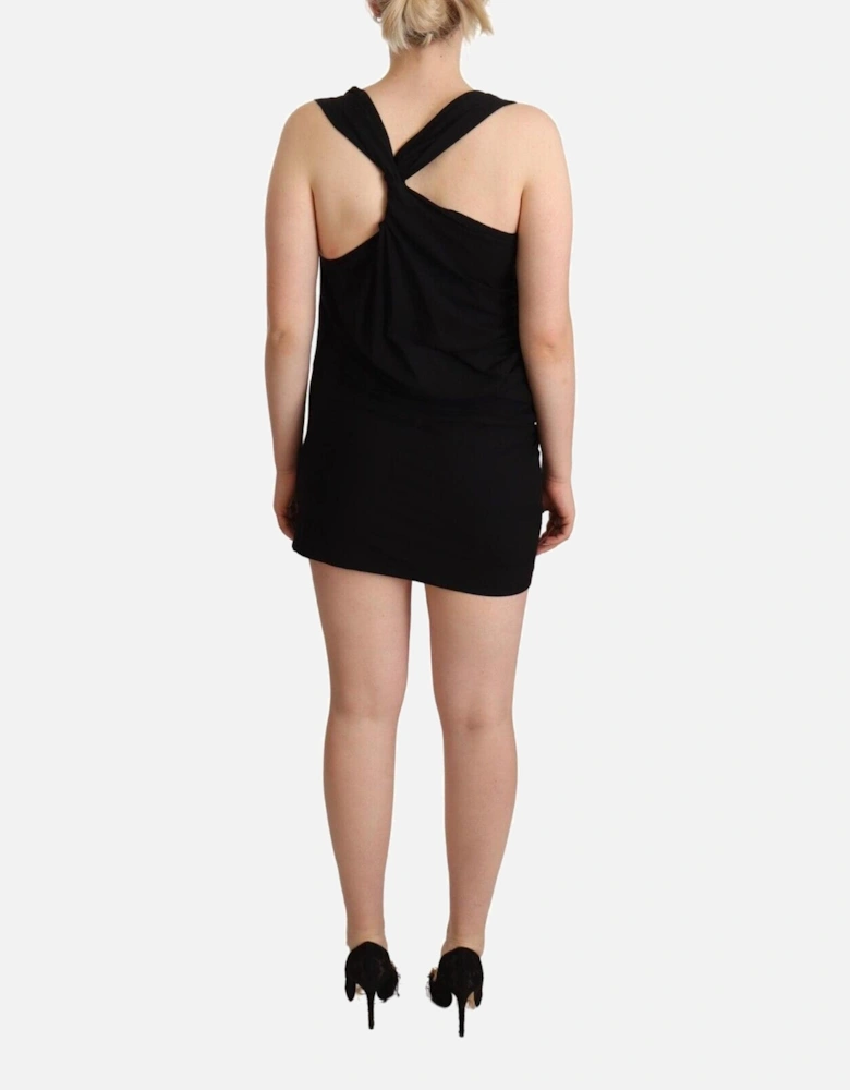 Sleeveless Mini Dress Women - Black Dresses