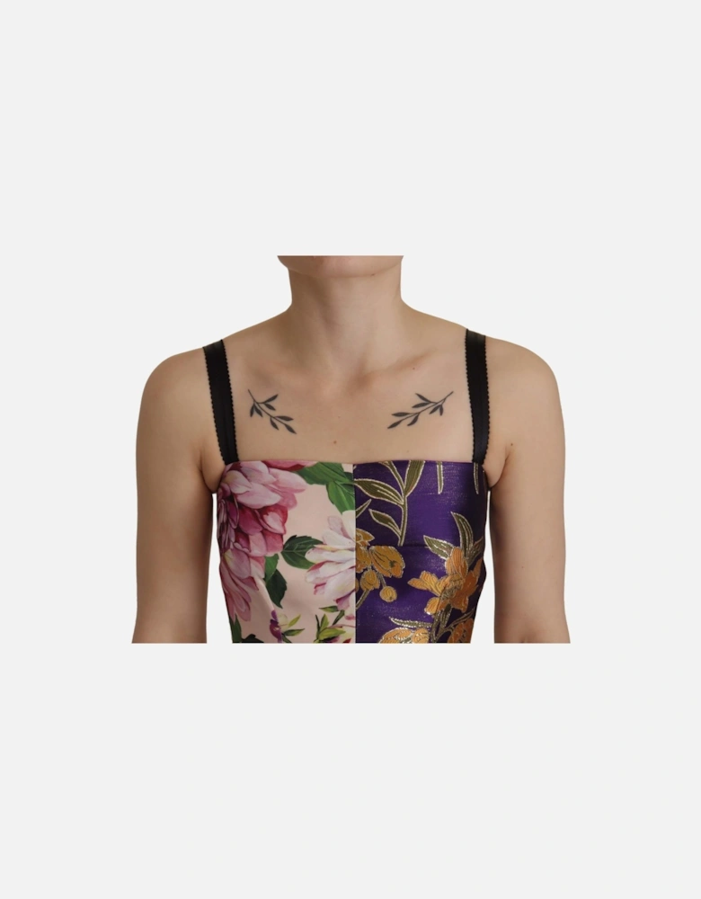 Floral ALine Dress Multicolor Women Dresses