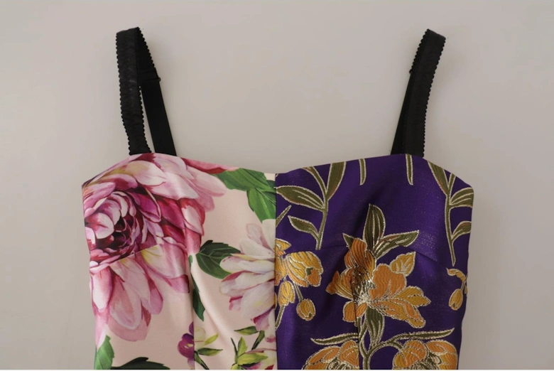 Floral ALine Dress Multicolor Women Dresses