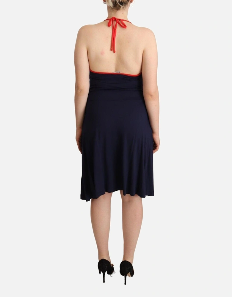 Sleeveless ALine Dress Women - Navy Blue Dresses