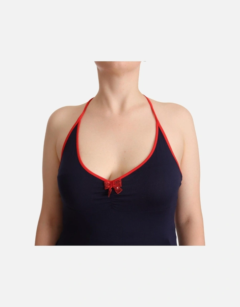 Sleeveless ALine Dress Women - Navy Blue Dresses