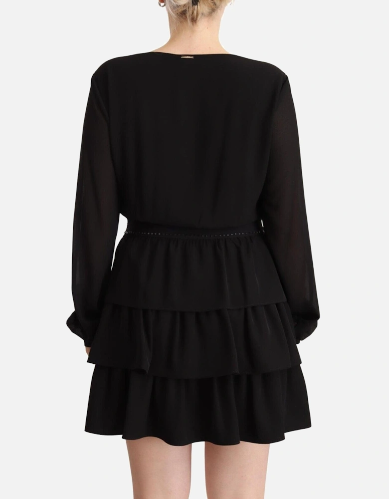Tiered Mini Dress DR28444 Women - Black Dresses