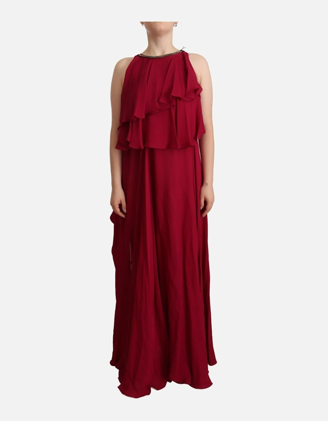 Tiered Ruffle Maxi Dress Women - Brown Dresses, 6 of 5
