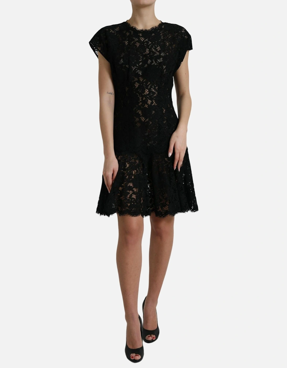 Lace Dress Aline Style Women - Black Dresses, 7 of 6