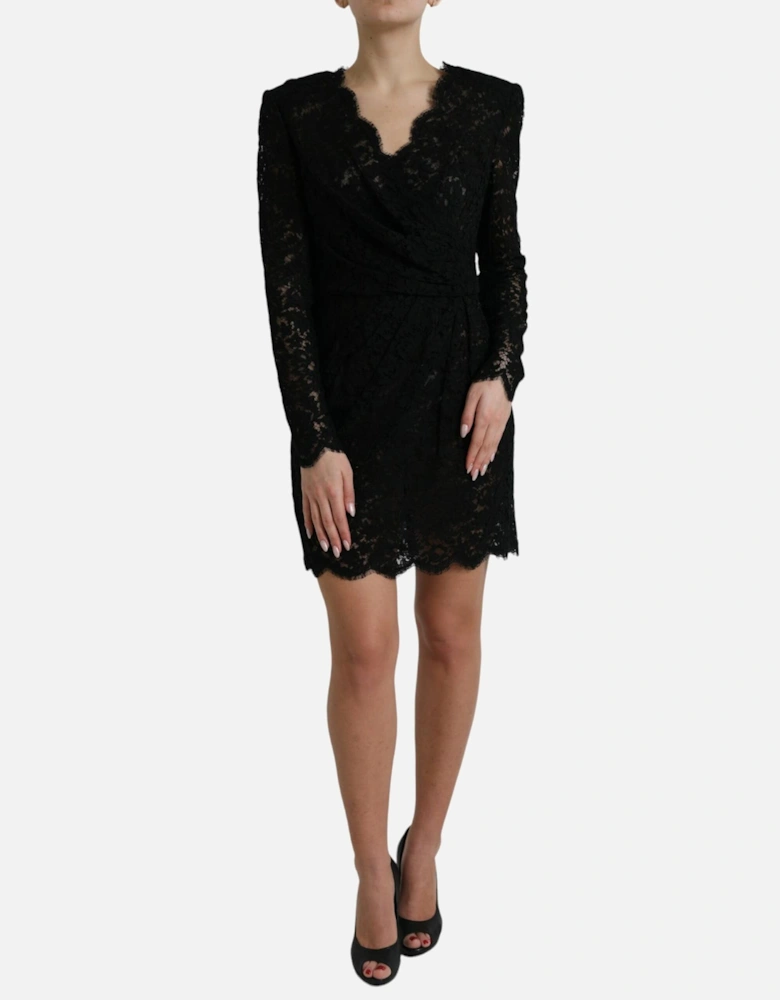 Lace Mini Dress Black Lace Women Dresses