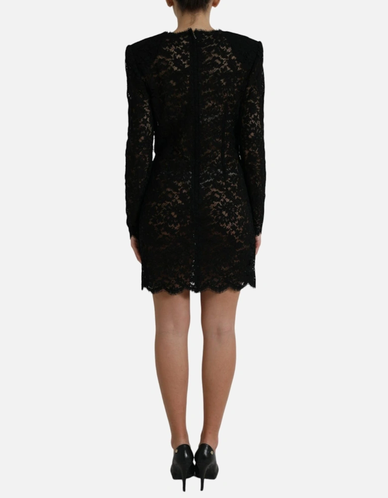 Lace Mini Dress Black Lace Women Dresses