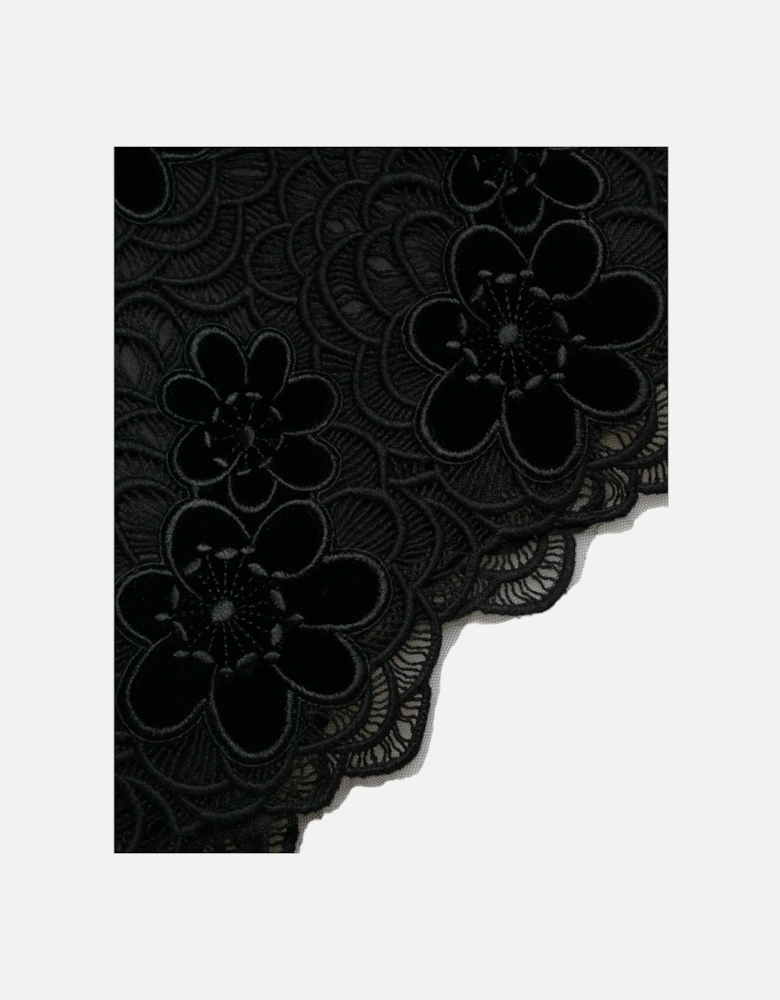 Floral Lace Bodycon Sheath Dress Women - Black Dresses