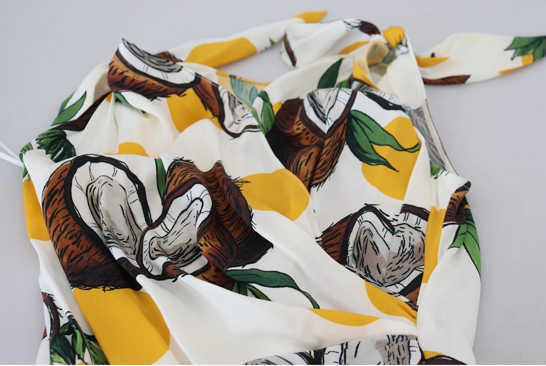 Coconut Print Mini Dress DR28729 Women - White Dresses