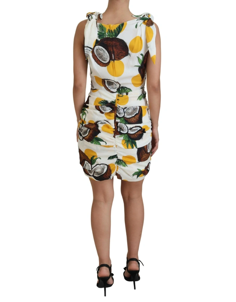 Coconut Print Mini Dress DR28729 Women - White Dresses