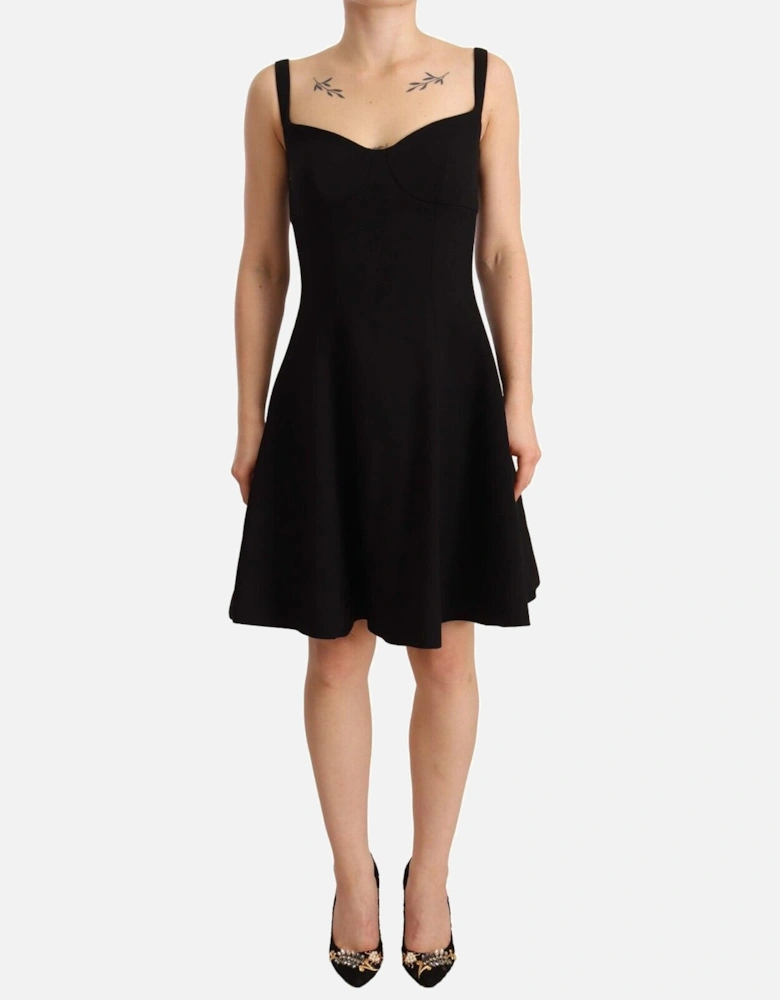 Dolce Gabbana Aline Dress Sleeveless Women - Black Dresses