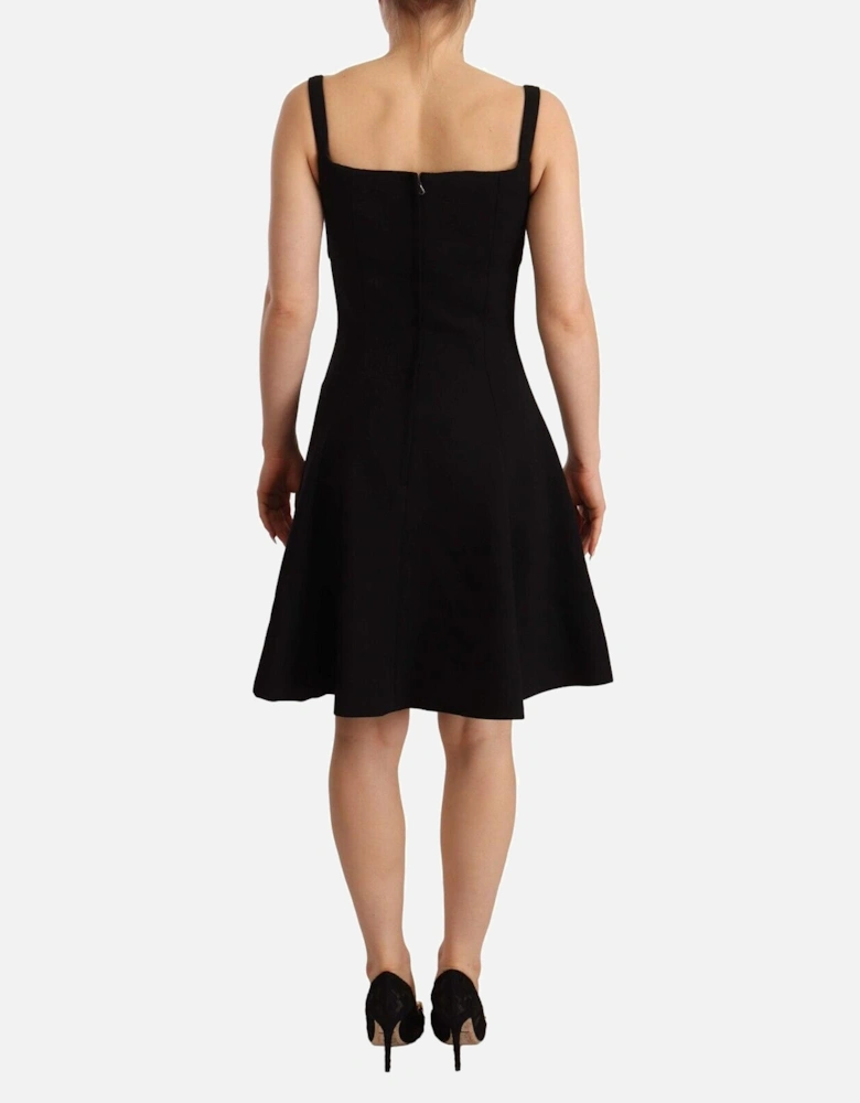 Dolce Gabbana Aline Dress Sleeveless Women - Black Dresses