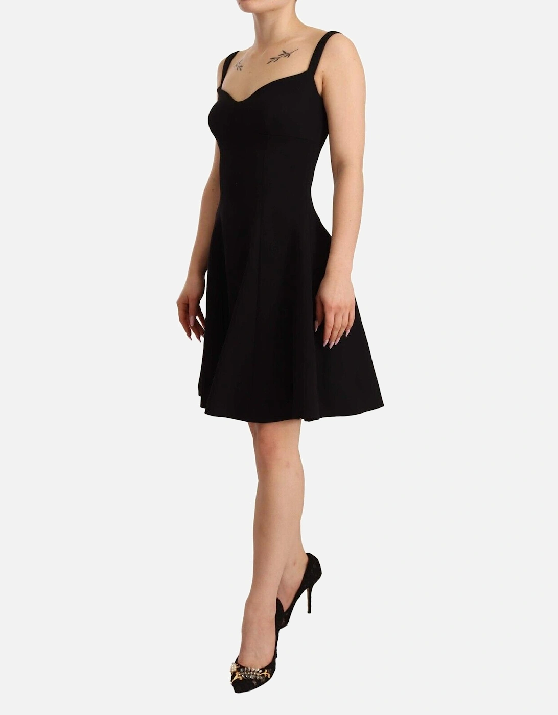 Dolce Gabbana Aline Dress Sleeveless Women - Black Dresses