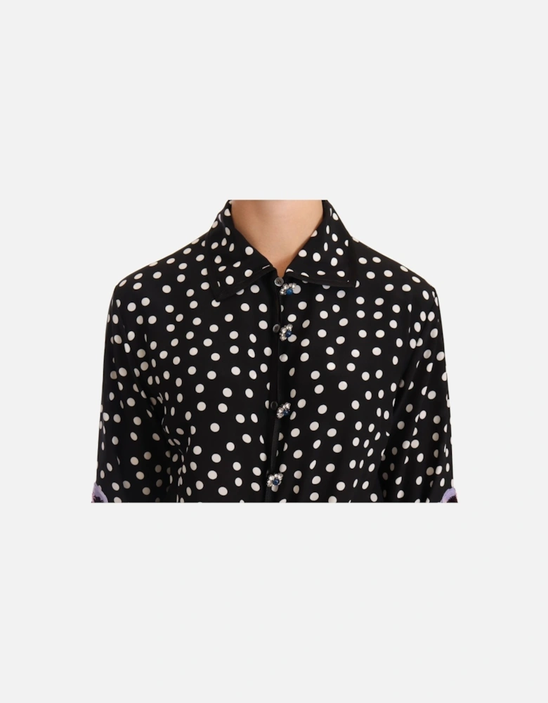 Dolce Gabbana Polka Dot Dress Women - Black Dresses