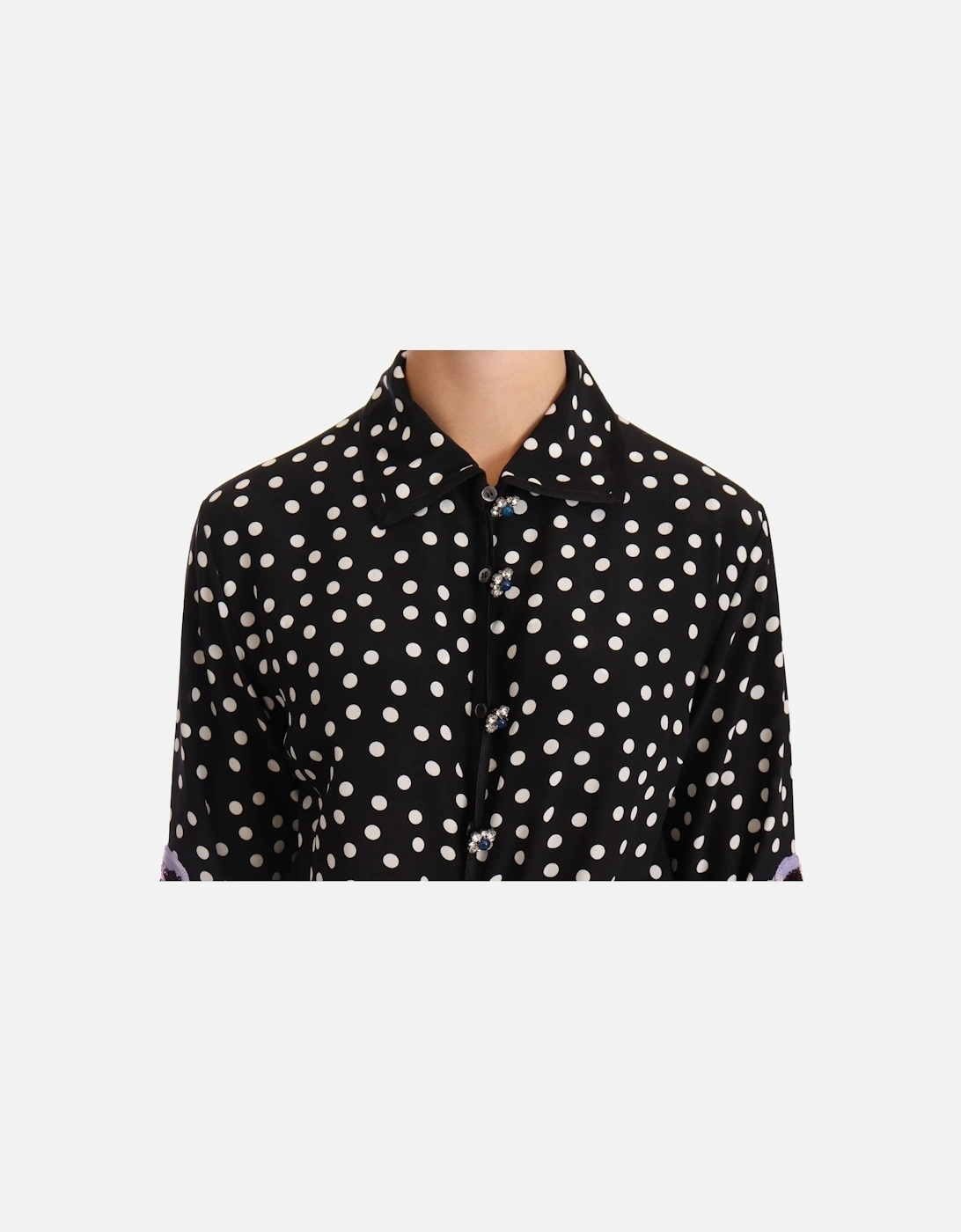 Dolce Gabbana Polka Dot Dress Women - Black Dresses