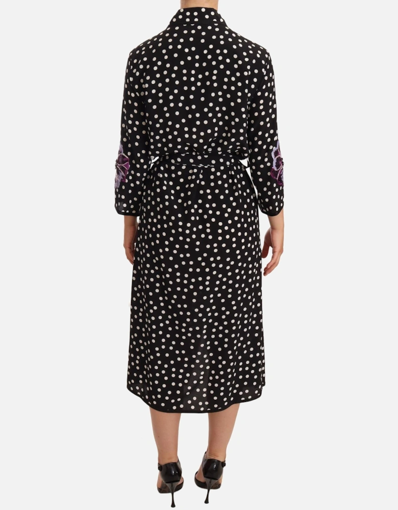 Dolce Gabbana Polka Dot Dress Women - Black Dresses