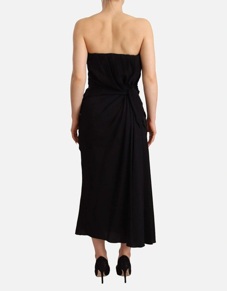 Dolce Gabbana Strapless Midi Dress DR28252 Women - Black Dresses