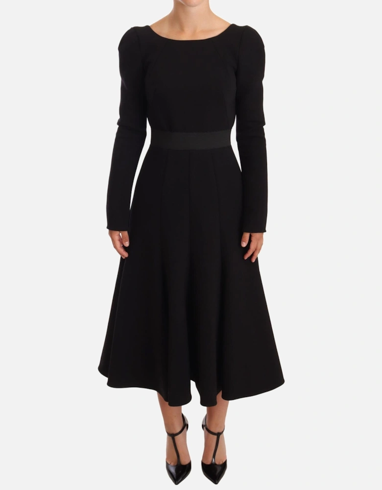 Dolce Gabbana Aline Midi Dress Women - Black Dresses