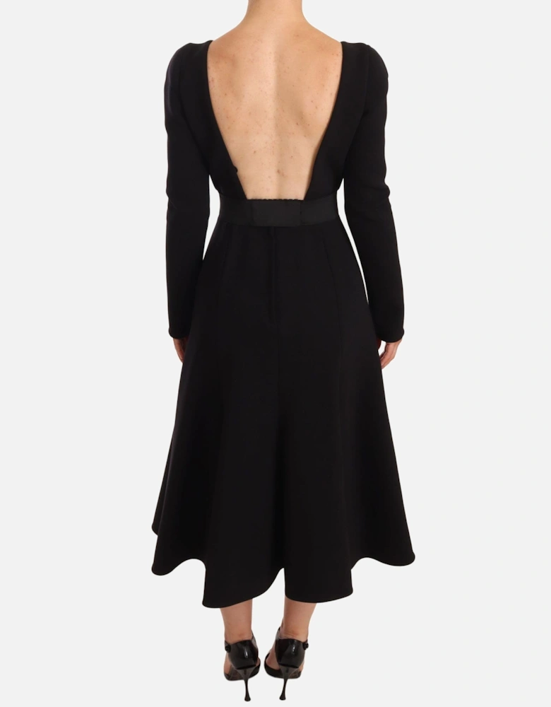 Dolce Gabbana Aline Midi Dress Women - Black Dresses