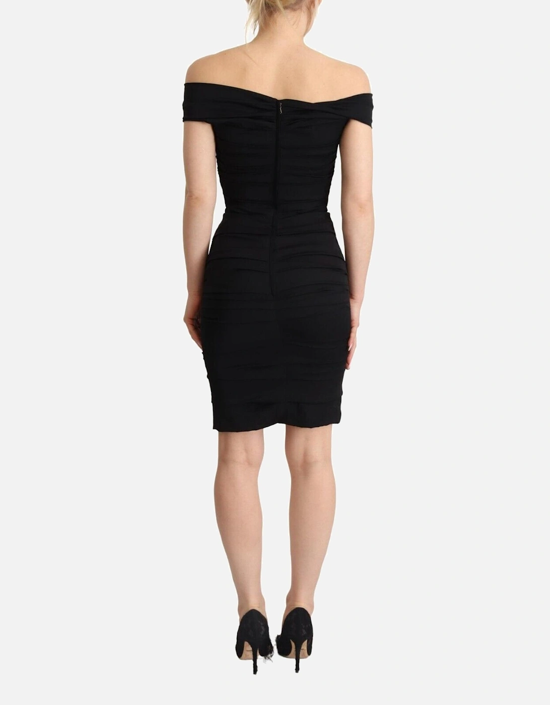 OffShoulder Bodycon Dress Women - Black Dresses