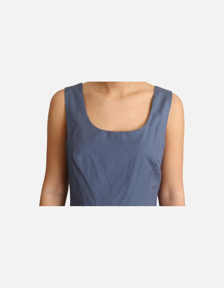 ALine Sleeveless Dress Women - Blue Dresses