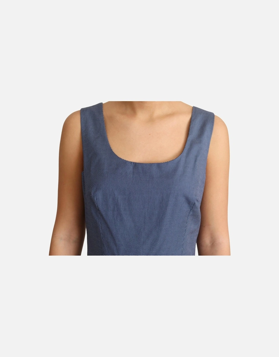 ALine Sleeveless Dress Women - Blue Dresses