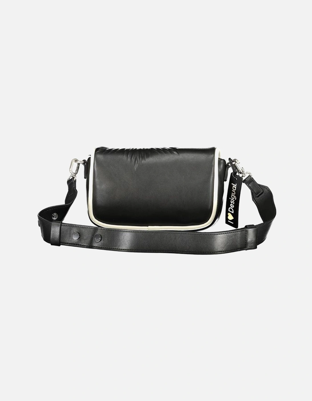 Contrasting Detail Shoulder Bag with Internal Pocket and Logo Women -
