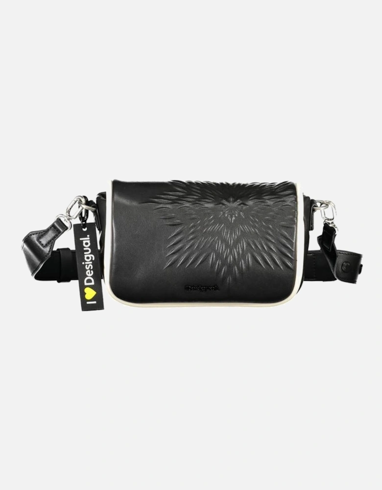 Contrasting Detail Shoulder Bag with Internal Pocket and Logo Women -