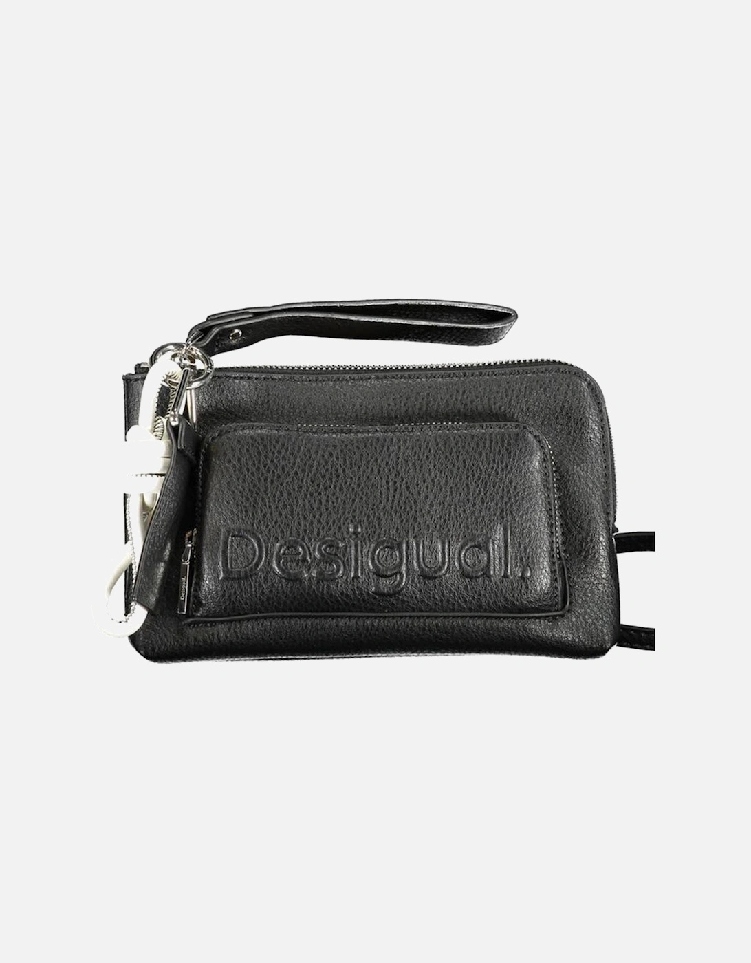Adjustable Shoulder Bag with External Pocket and Zip Closure Women -, 4 of 3