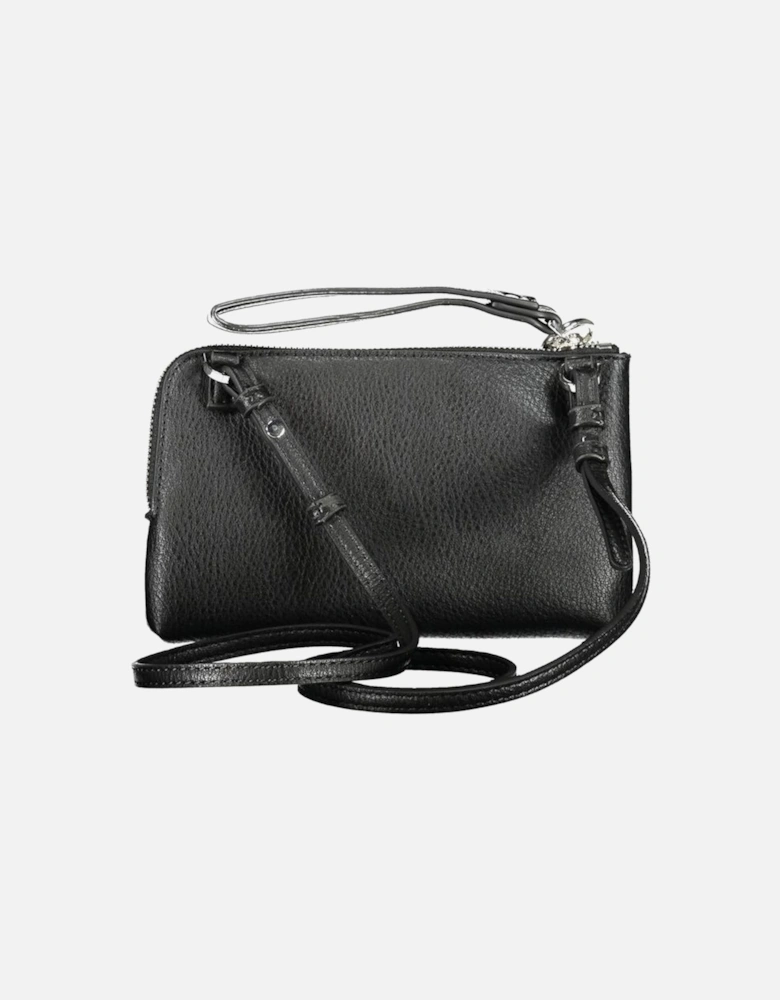 Adjustable Shoulder Bag with External Pocket and Zip Closure Women -
