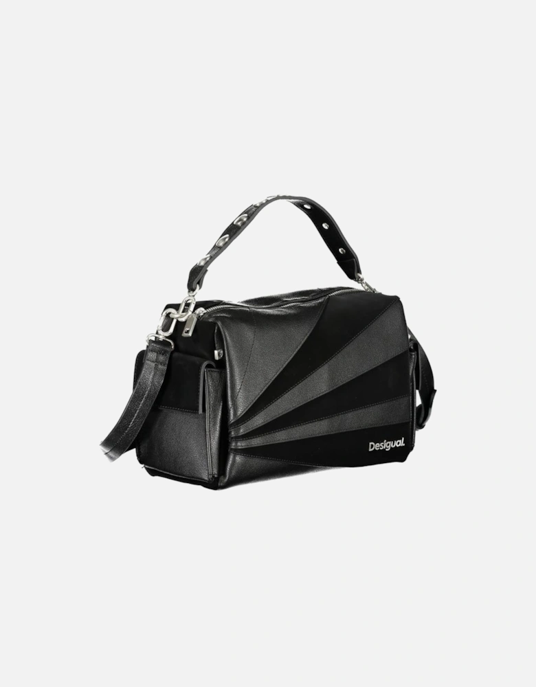 Removable Shoulder Bag with Contrast Details and Multiple Pockets