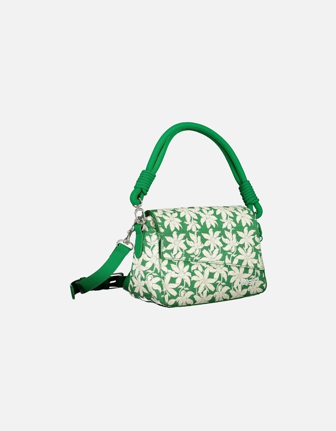 Contrast Detail Shoulder Bag Women - Green Handbags