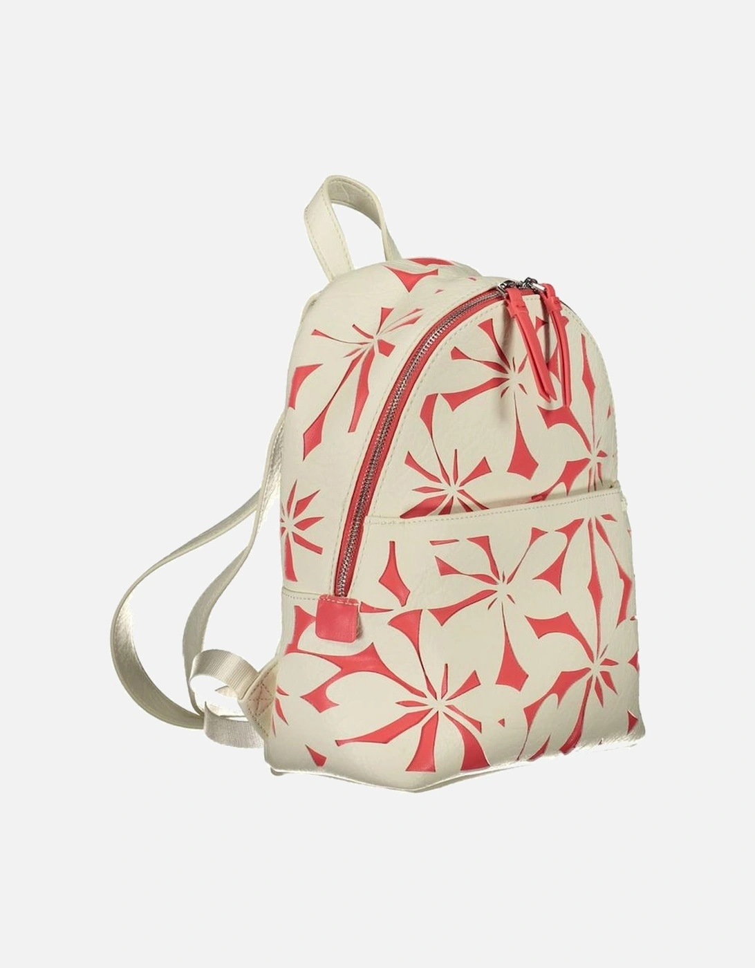 White Polyethylene Backpack Women