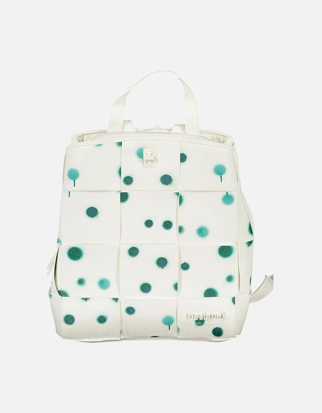 Polka Dot Backpack with Multiple Compartments and Contrasting Details, 4 of 3