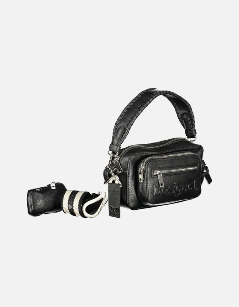 Removable Shoulder Strap Bag with Multiple Pockets and Logo Women -