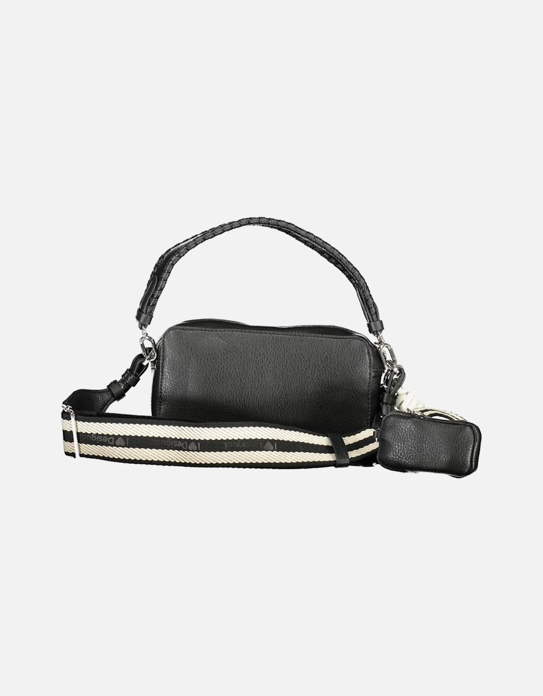 Removable Shoulder Strap Bag with Multiple Pockets and Logo Women -