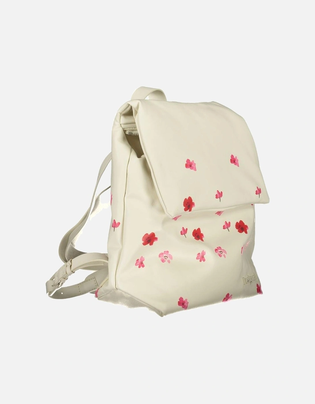 Contrasting Detail Backpack with Adjustable Straps Women - White